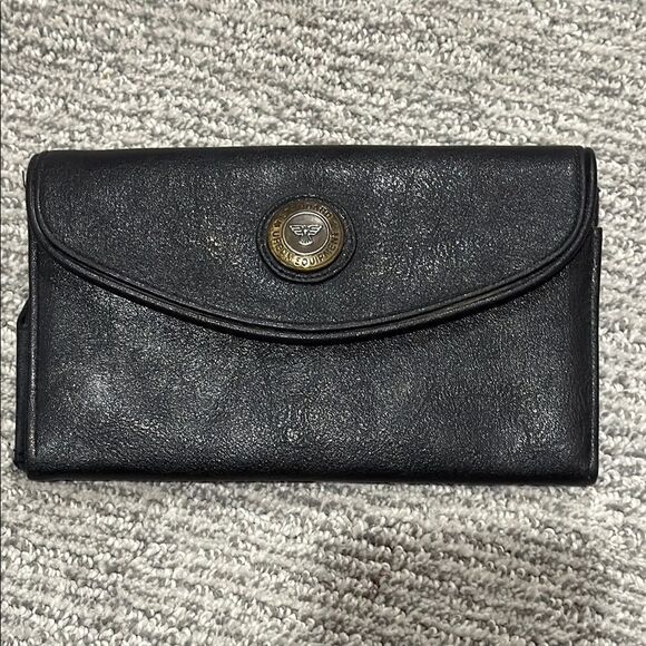 Black Leather Wallet - Picture 1 of 2